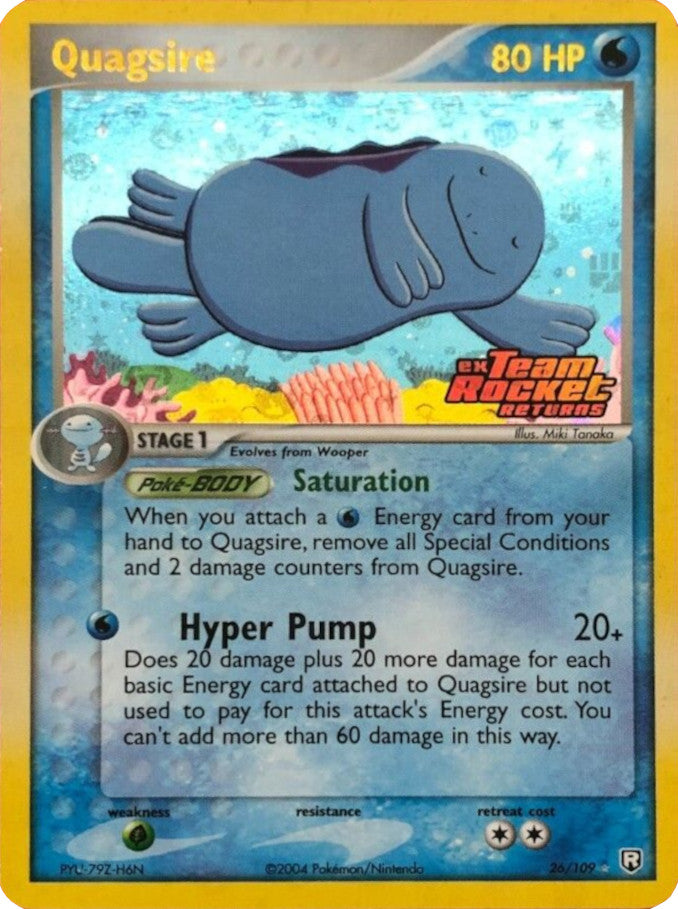 Quagsire (26/109) (Stamped) [EX: Team Rocket Returns] | RetroPlay Games