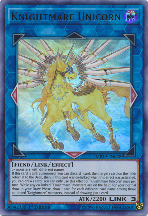 Knightmare Unicorn [MP19-EN028] Ultra Rare | RetroPlay Games
