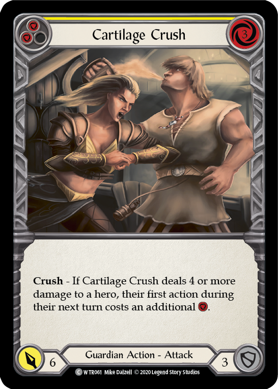 Cartilage Crush (Yellow) [U-WTR061] (Welcome to Rathe Unlimited)  Unlimited Rainbow Foil | RetroPlay Games