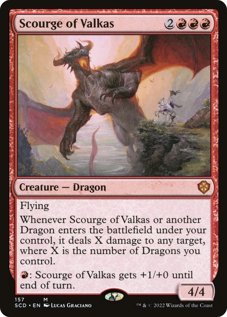 Scourge of Valkas [Starter Commander Decks] | RetroPlay Games