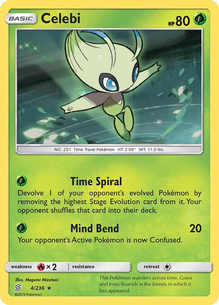 Celebi (4/236) [Sun & Moon: Unified Minds] | RetroPlay Games