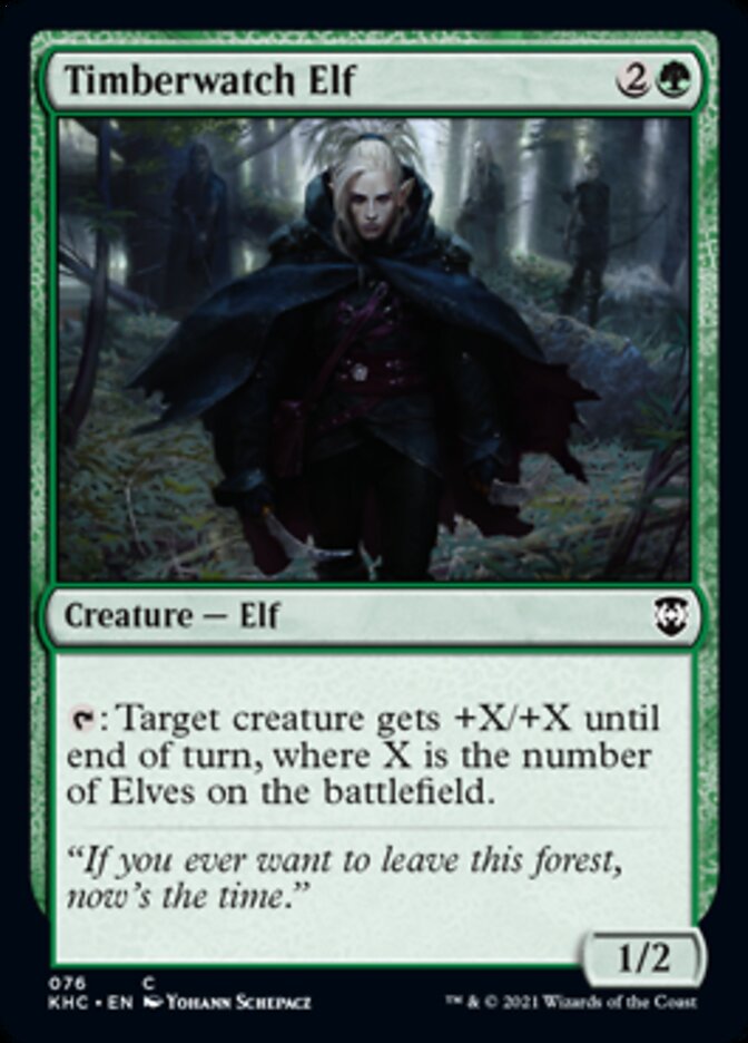 Timberwatch Elf [Kaldheim Commander] | RetroPlay Games