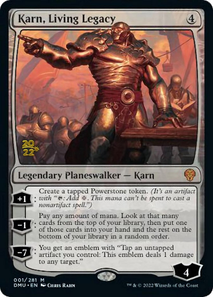 Karn, Living Legacy [Dominaria United Prerelease Promos] | RetroPlay Games