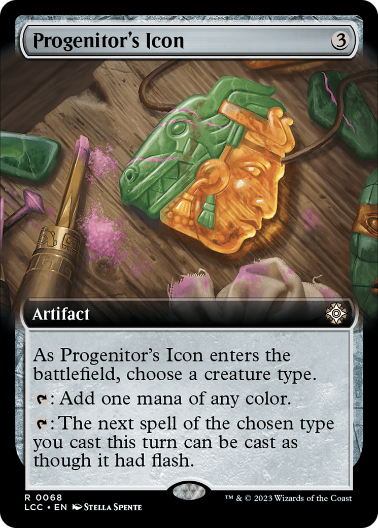 Progenitor's Icon (Extended Art) [The Lost Caverns of Ixalan Commander] | RetroPlay Games