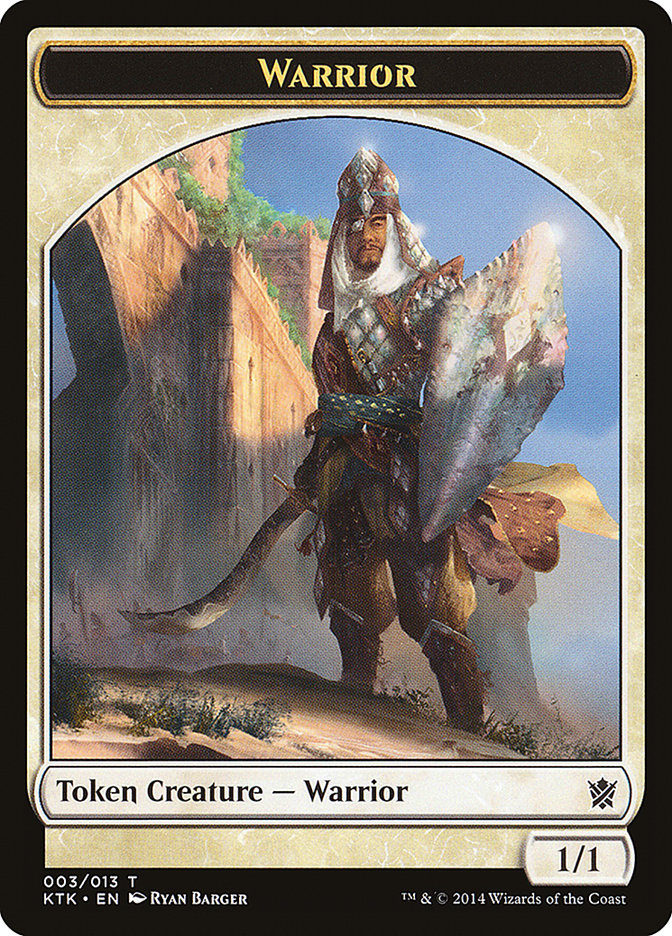 Warrior (003/013) [Khans of Tarkir Tokens] | RetroPlay Games