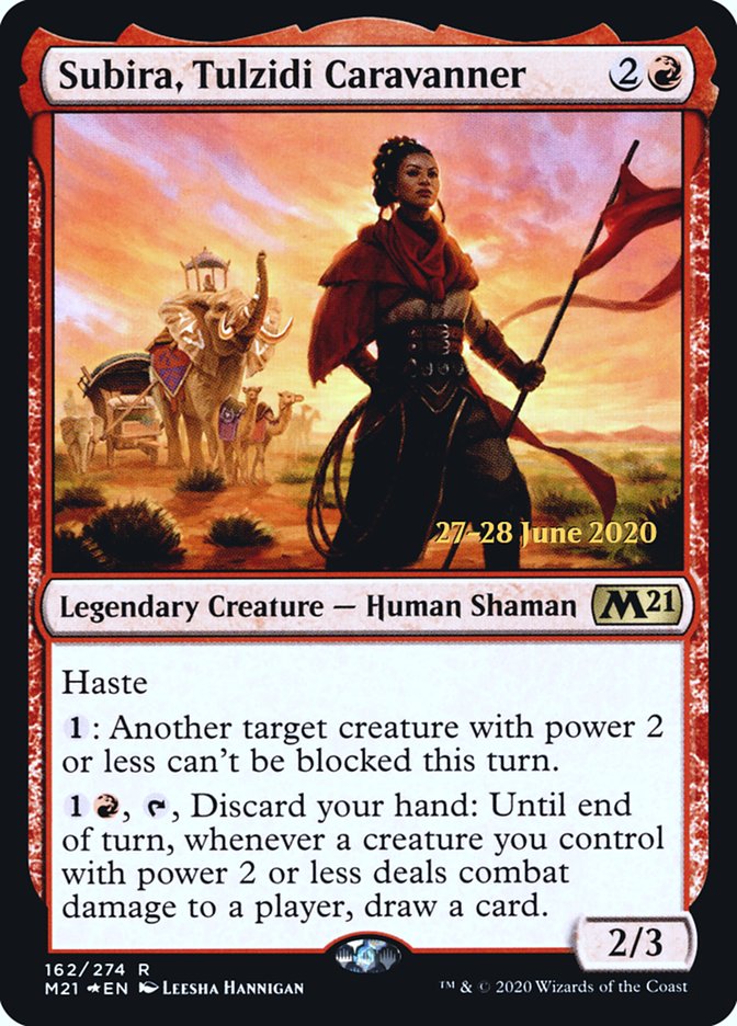 Subira, Tulzidi Caravanner  [Core Set 2021 Prerelease Promos] | RetroPlay Games