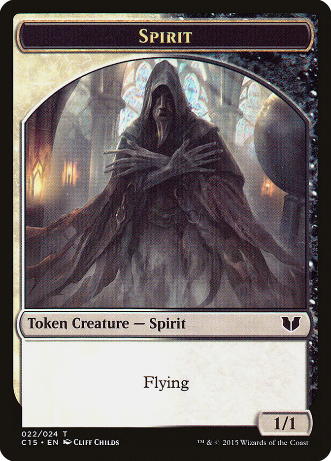 Spirit (022) // Angel Double-Sided Token [Commander 2015 Tokens] | RetroPlay Games