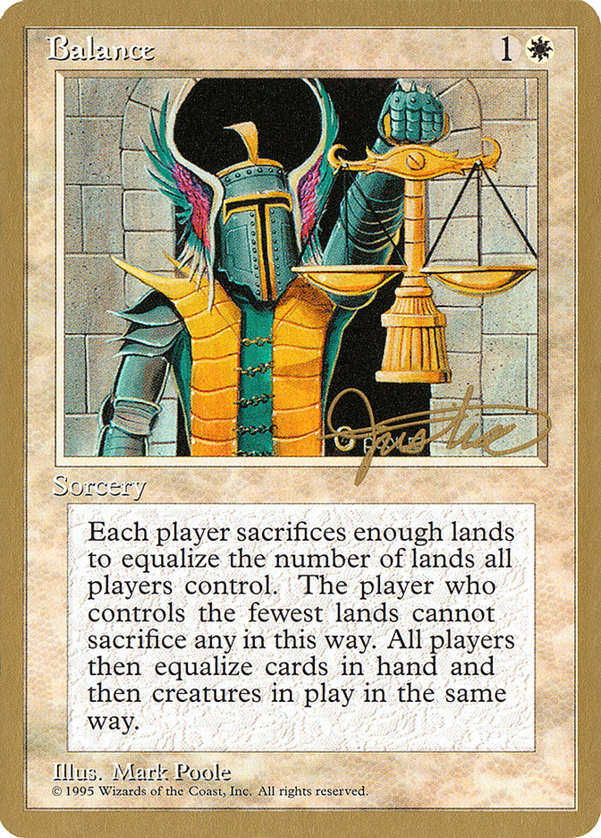 Balance (Mark Justice) [Pro Tour Collector Set] | RetroPlay Games