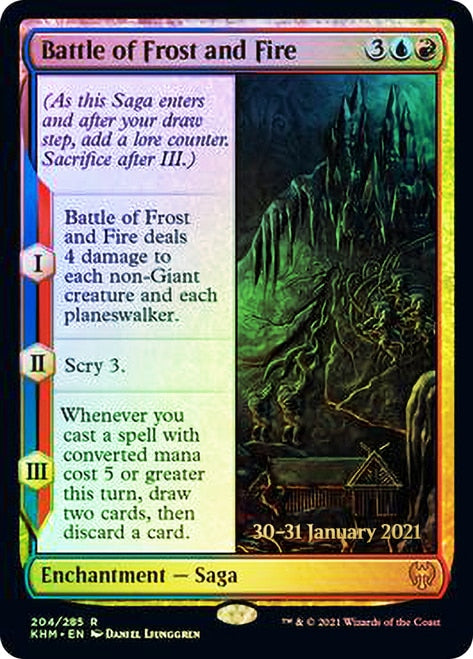 Battle of Frost and Fire [Kaldheim Prerelease Promos] | RetroPlay Games