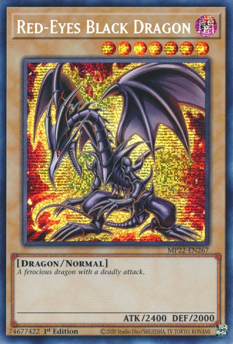 Red-Eyes Black Dragon [MP22-EN267] Prismatic Secret Rare | RetroPlay Games