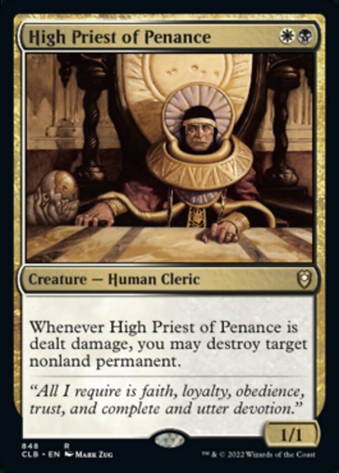 High Priest of Penance [Commander Legends: Battle for Baldur's Gate] | RetroPlay Games