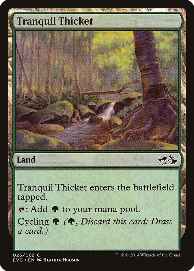 Tranquil Thicket (Elves vs. Goblins) [Duel Decks Anthology] | RetroPlay Games