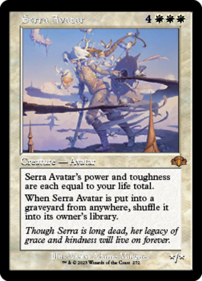 Serra Avatar (Retro) [Dominaria Remastered] | RetroPlay Games