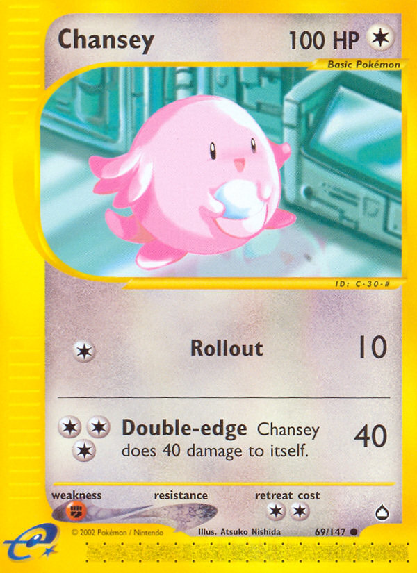 Chansey (69/147) [Aquapolis] | RetroPlay Games