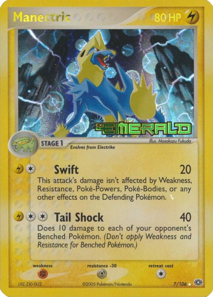 Manectric (7/106) (Stamped) [EX: Emerald] | RetroPlay Games