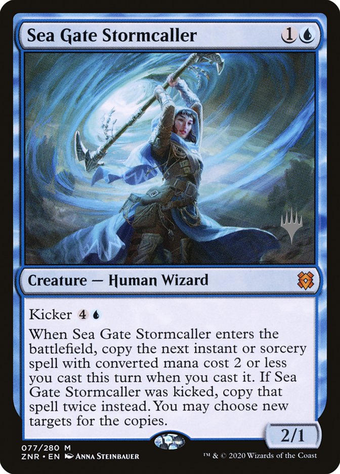 Sea Gate Stormcaller (Promo Pack) [Zendikar Rising Promos] | RetroPlay Games