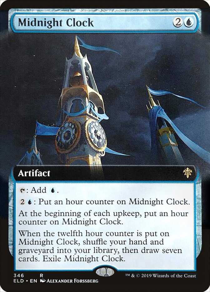 Midnight Clock (Extended Art) [Throne of Eldraine] | RetroPlay Games