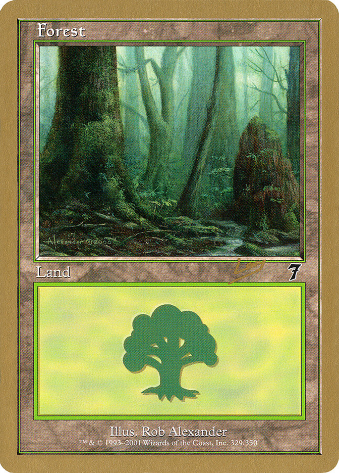 Forest (rl329) (Raphael Levy) [World Championship Decks 2002] | RetroPlay Games