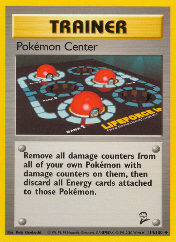 Pokemon Center (114/130) [Base Set 2] | RetroPlay Games