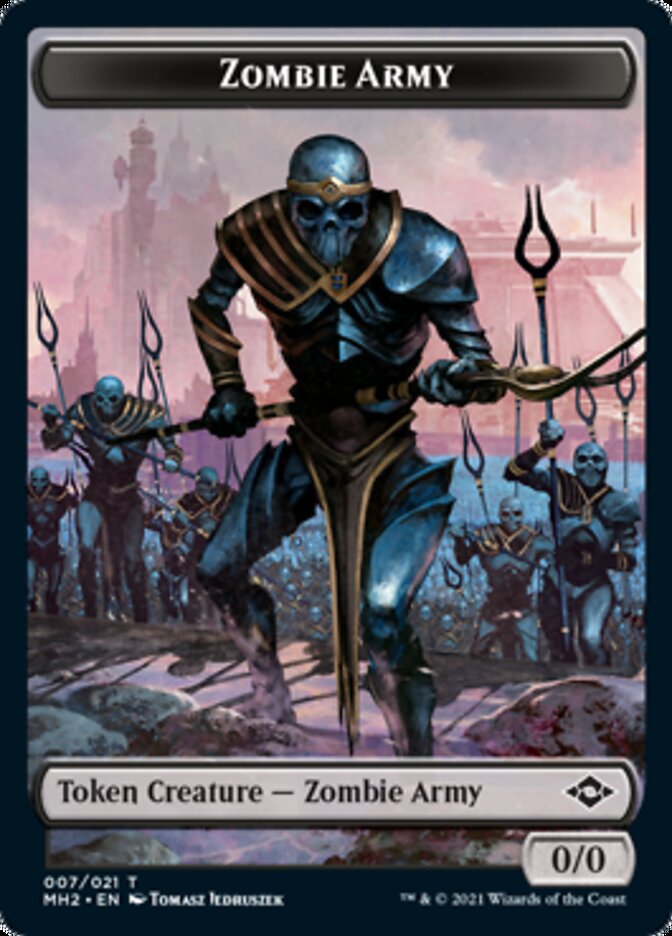 Zombie Army Token [Modern Horizons 2 Tokens] | RetroPlay Games