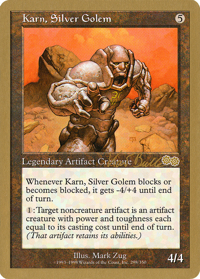 Karn, Silver Golem (Kai Budde) [World Championship Decks 1999] | RetroPlay Games