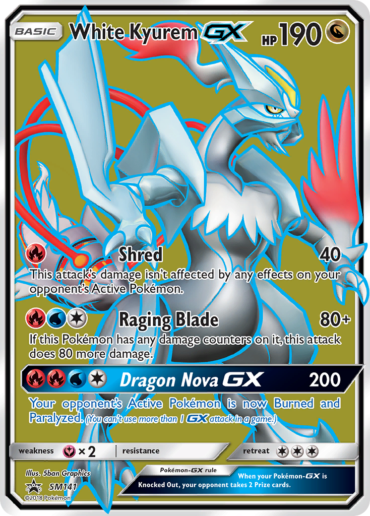 White Kyurem GX (SM141) [Sun & Moon: Black Star Promos] | RetroPlay Games