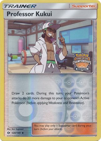 Professor Kukui (128/149) (Regional Championship Promo) [Sun & Moon: Base Set] | RetroPlay Games