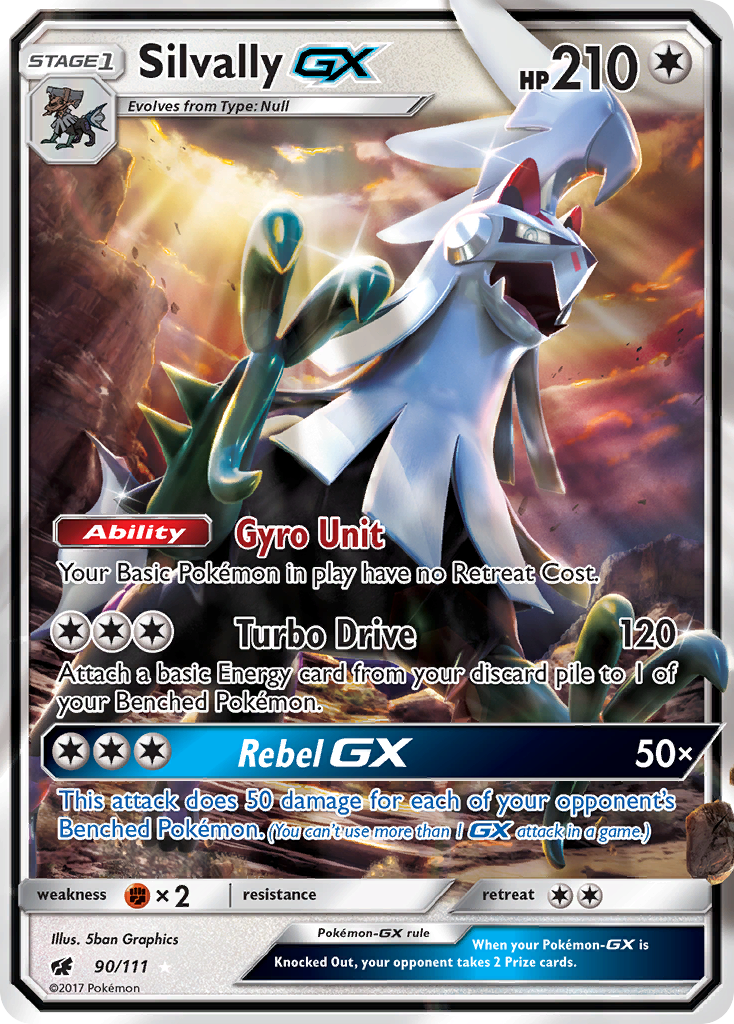 Silvally GX (90/111) [Sun & Moon: Crimson Invasion] | RetroPlay Games