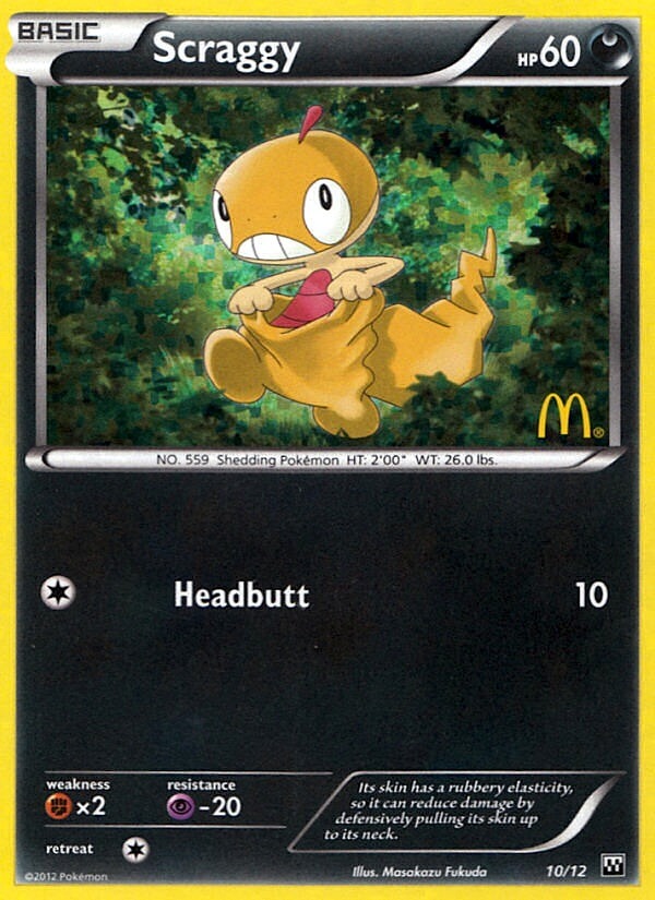 Scraggy (10/12) [McDonald's Promos: 2012 Collection] | RetroPlay Games