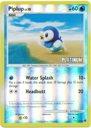 Piplup (71/100) [Burger King Promos: 2009 Collection] | RetroPlay Games