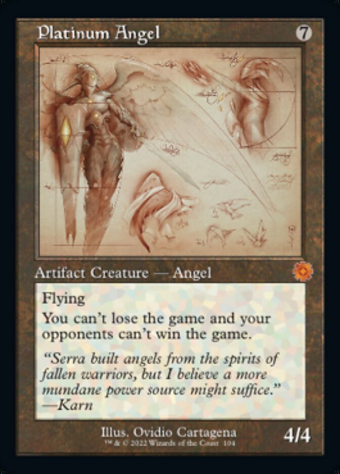 Platinum Angel (Retro Schematic) [The Brothers' War Retro Artifacts] | RetroPlay Games