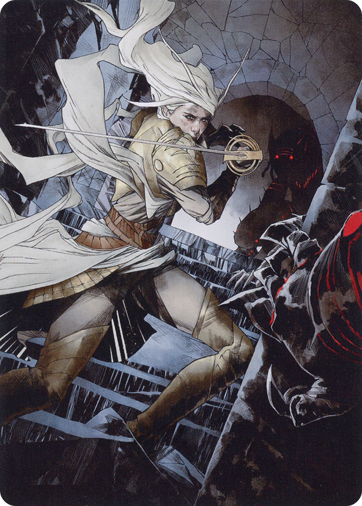 Thalia, Guardian of Thraben Art Card [March of the Machine Art Series] | RetroPlay Games