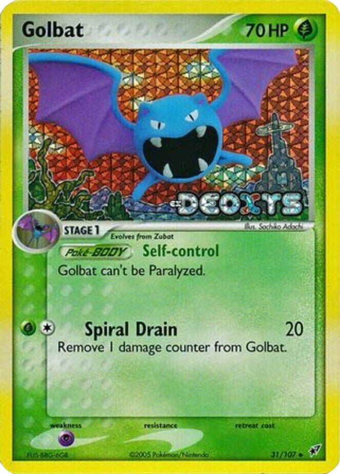 Golbat (31/107) (Stamped) [EX: Deoxys] | RetroPlay Games