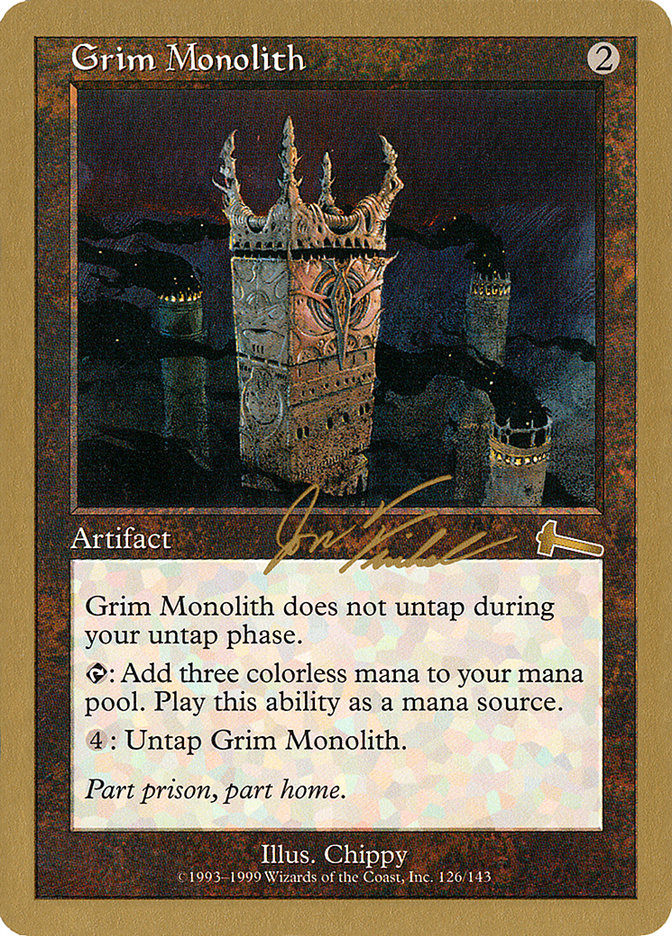 Grim Monolith (Jon Finkel) [World Championship Decks 2000] | RetroPlay Games