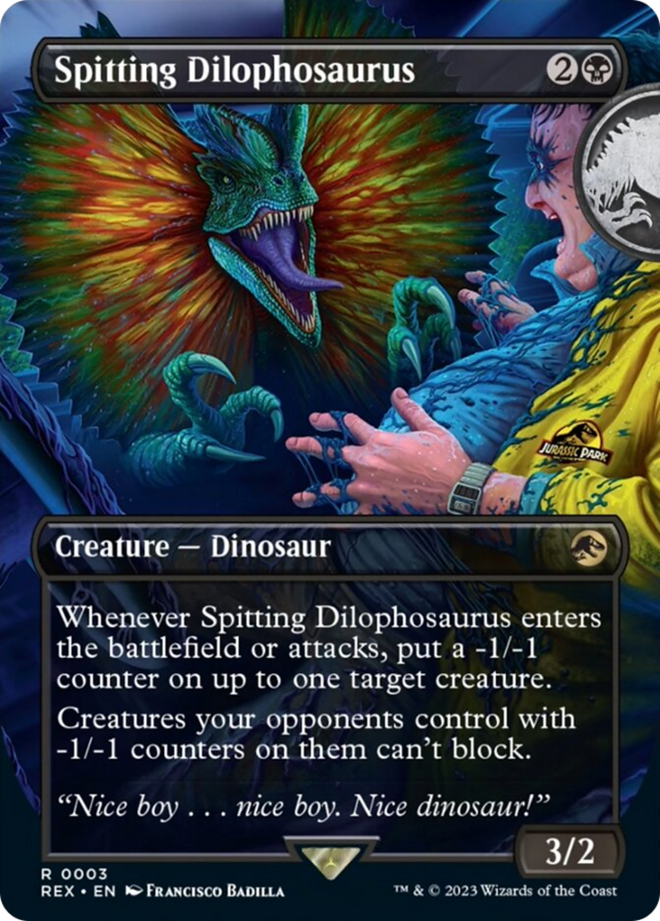 Spitting Dilophosaurus (Borderless) [Jurassic World Collection] | RetroPlay Games