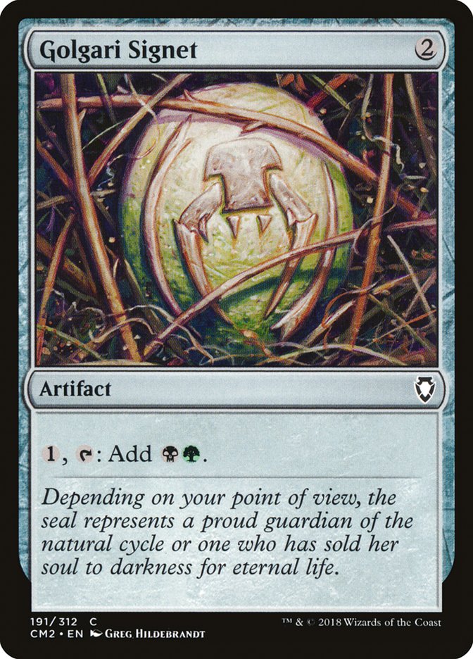 Golgari Signet (191/312) [Commander Anthology Volume II] | RetroPlay Games