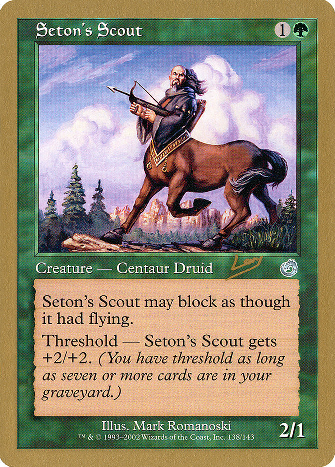 Seton's Scout (Raphael Levy) [World Championship Decks 2002] | RetroPlay Games