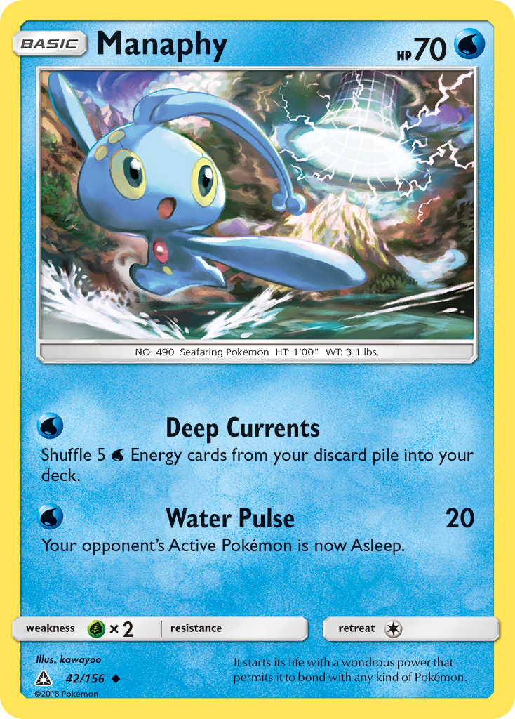 Manaphy (42/156) [Sun & Moon: Ultra Prism] | RetroPlay Games