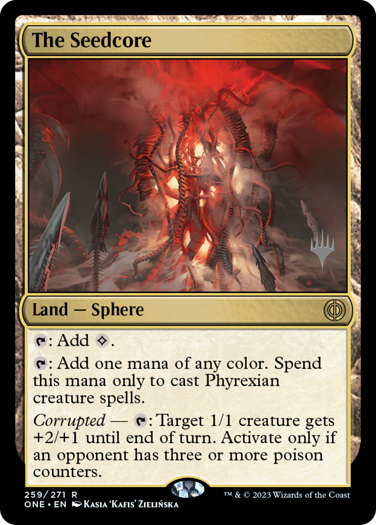 The Seedcore (Promo Pack) [Phyrexia: All Will Be One Promos] | RetroPlay Games