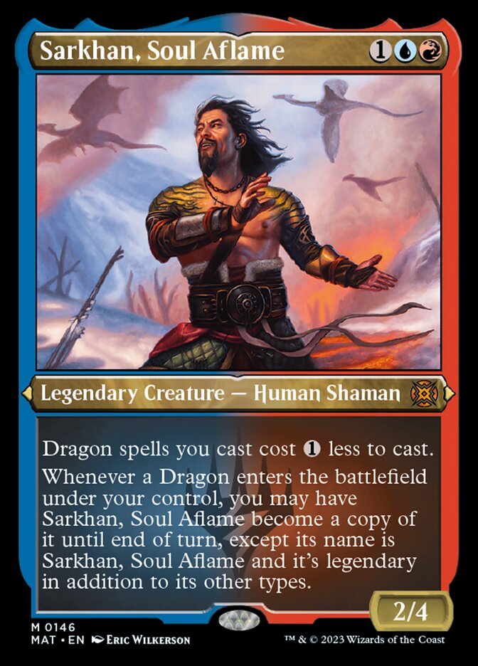 Sarkhan, Soul Aflame (Foil Etched) [March of the Machine: The Aftermath] | RetroPlay Games