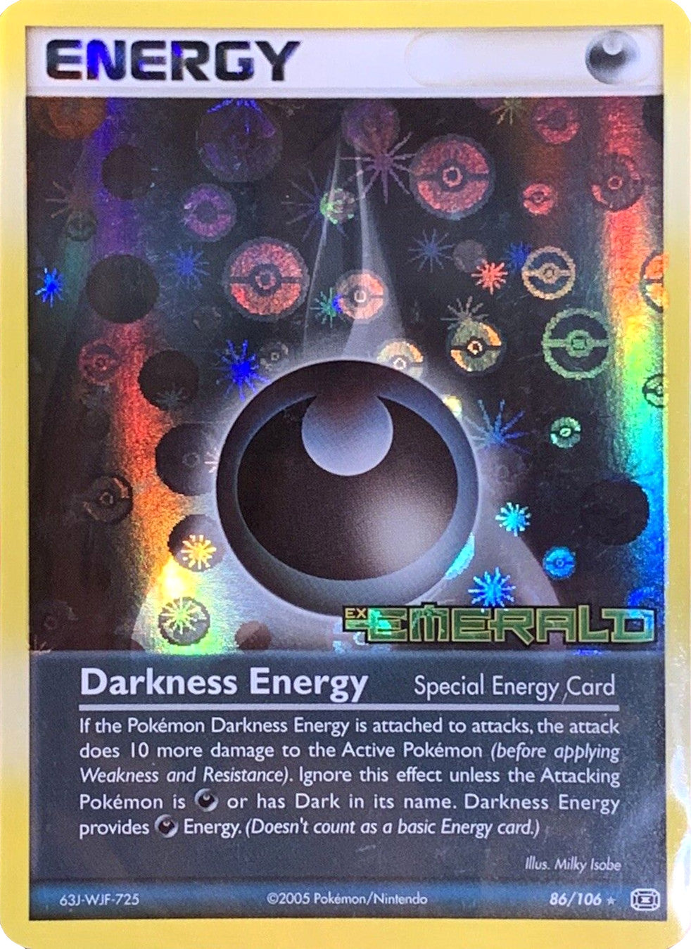 Darkness Energy (86/106) (Stamped) [EX: Emerald] | RetroPlay Games