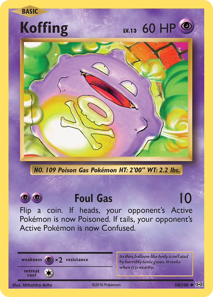 Koffing (50/108) [XY: Evolutions] | RetroPlay Games