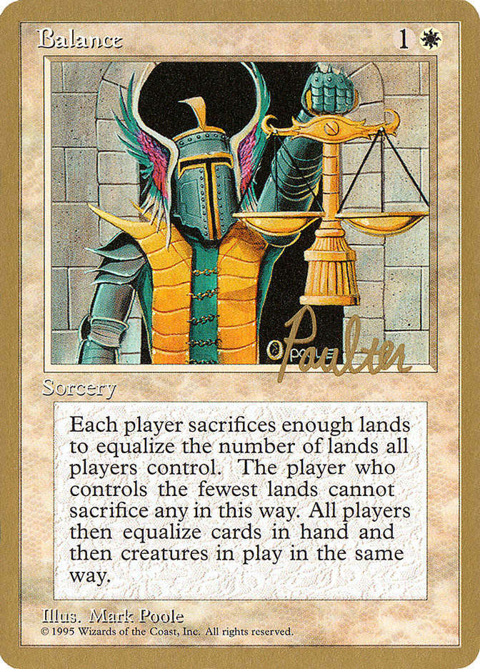 Balance (Preston Poulter) [Pro Tour Collector Set] | RetroPlay Games