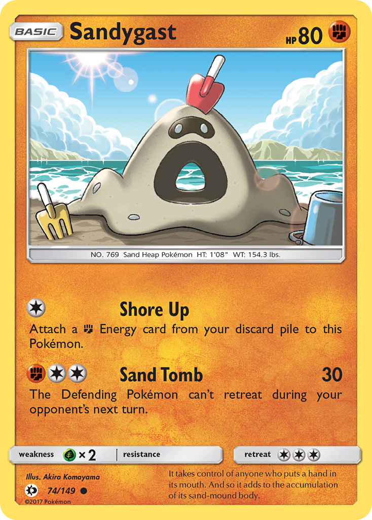 Sandygast (74/149) [Sun & Moon: Base Set] | RetroPlay Games