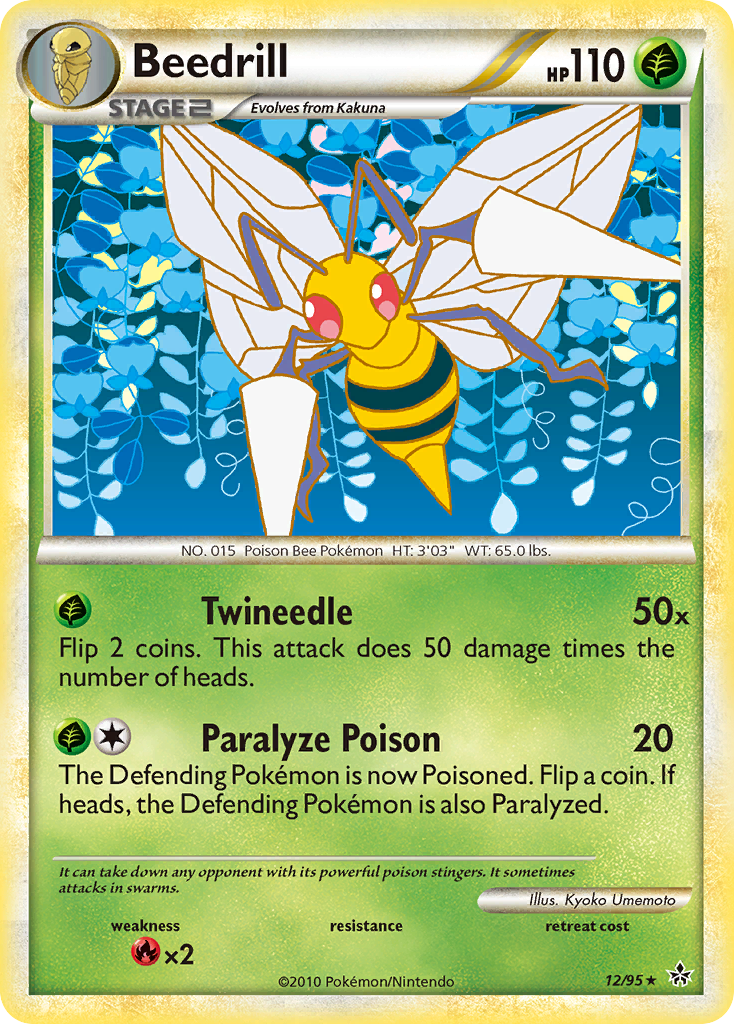 Beedrill (12/95) [HeartGold & SoulSilver: Unleashed] | RetroPlay Games