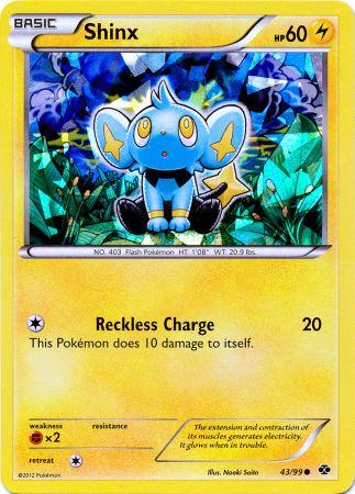 Shinx (43/99) (Cracked Ice Holo) (Blister Exclusive) [Black & White: Next Destinies] | RetroPlay Games