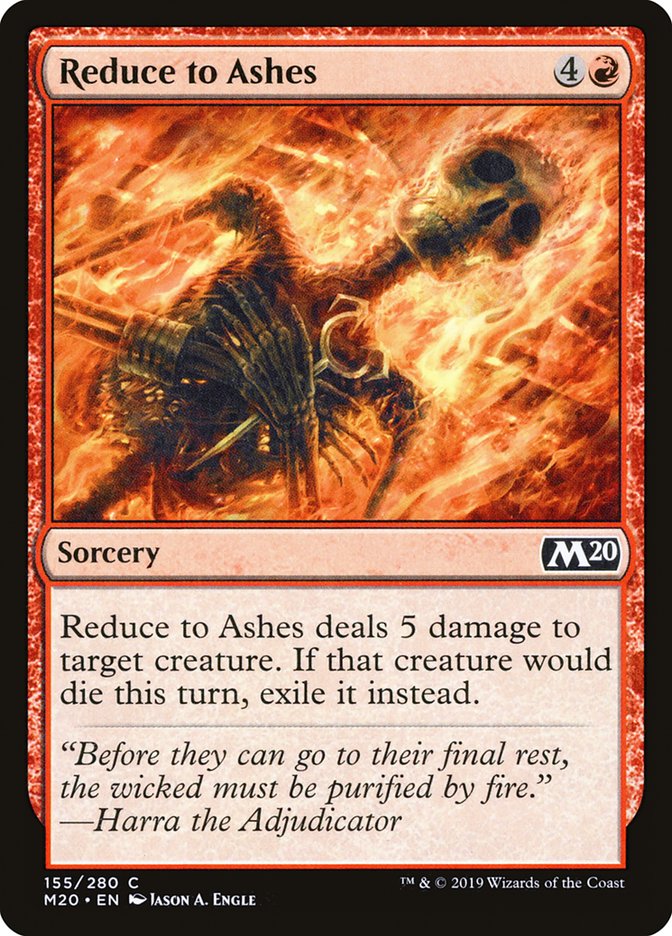 Reduce to Ashes [Core Set 2020] | RetroPlay Games