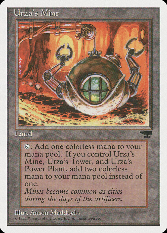 Urza's Mine (Orange Background) [Chronicles] | RetroPlay Games