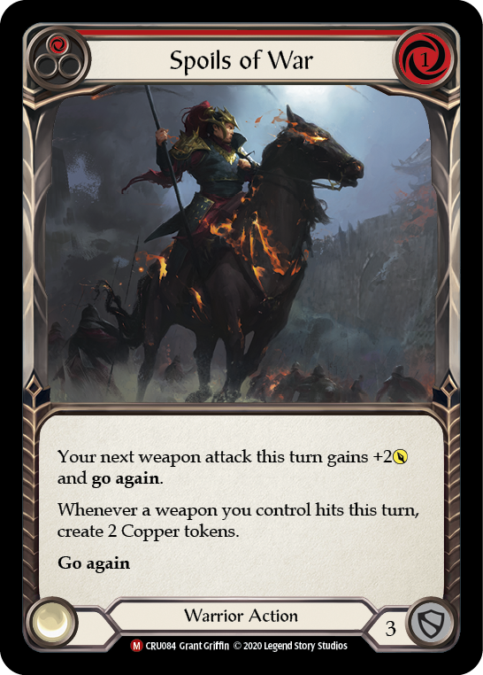 Spoils of War [CRU084] (Crucible of War)  1st Edition Rainbow Foil | RetroPlay Games