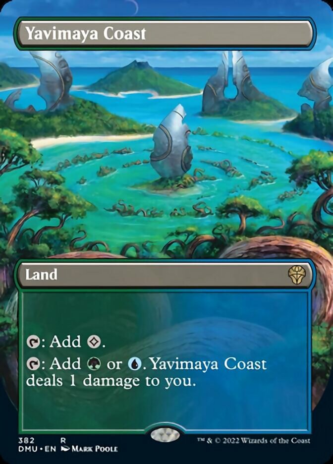 Yavimaya Coast (Borderless Alternate Art) [Dominaria United] | RetroPlay Games